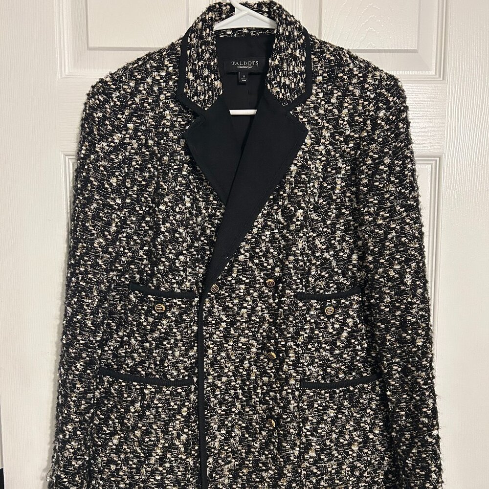 Talbots Tweed Blazer Size 6